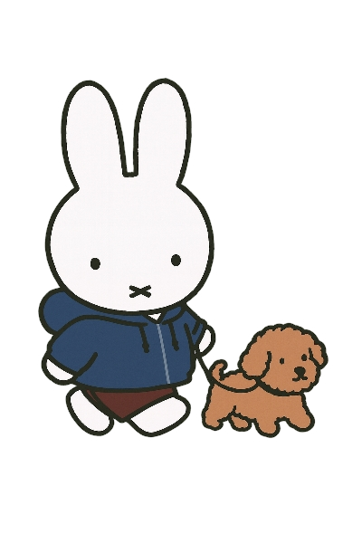 Miffy with dog