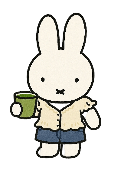 Miffy with matcha